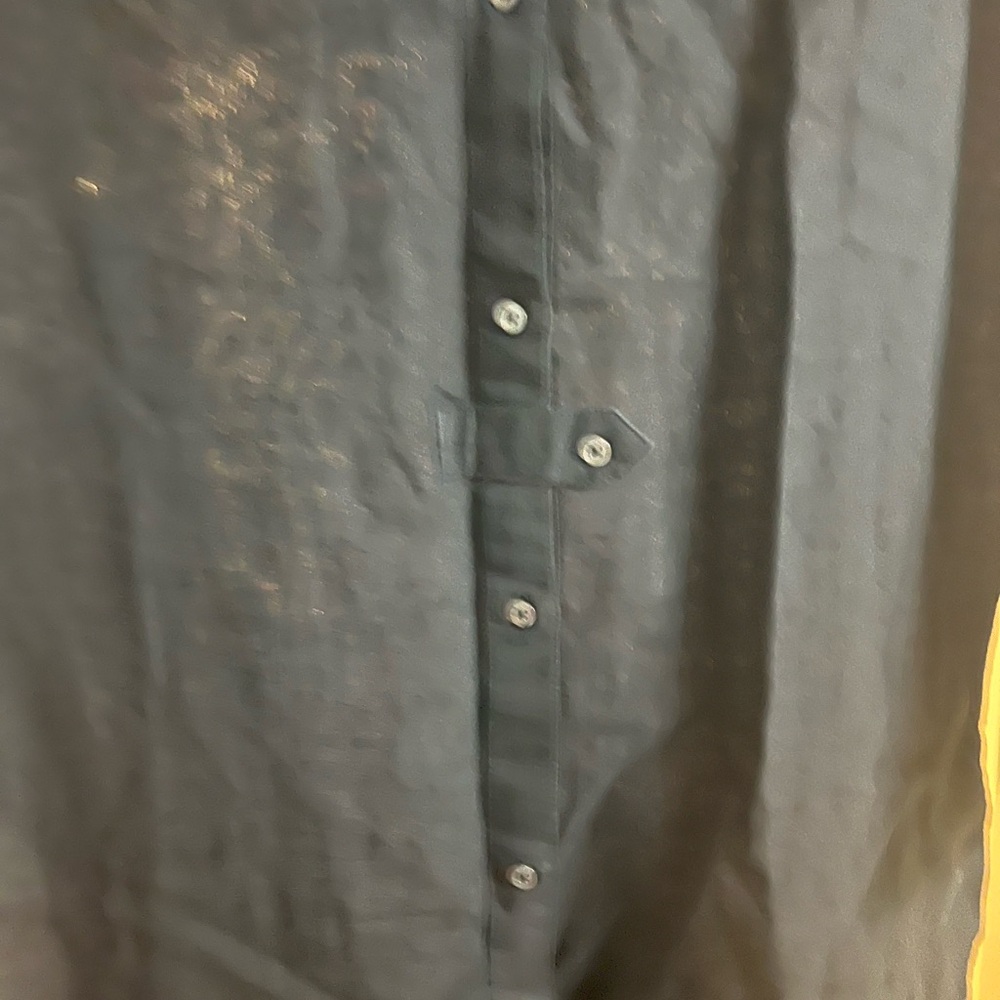 NWT vineyard vines black linen cover up - Picture 9 of 10
